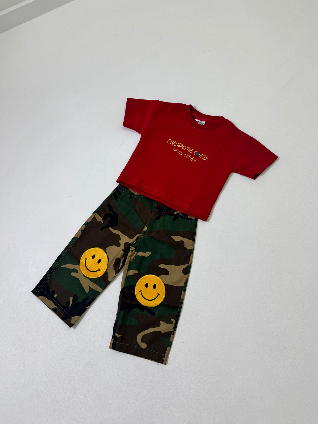 Smiley Camo Cargos