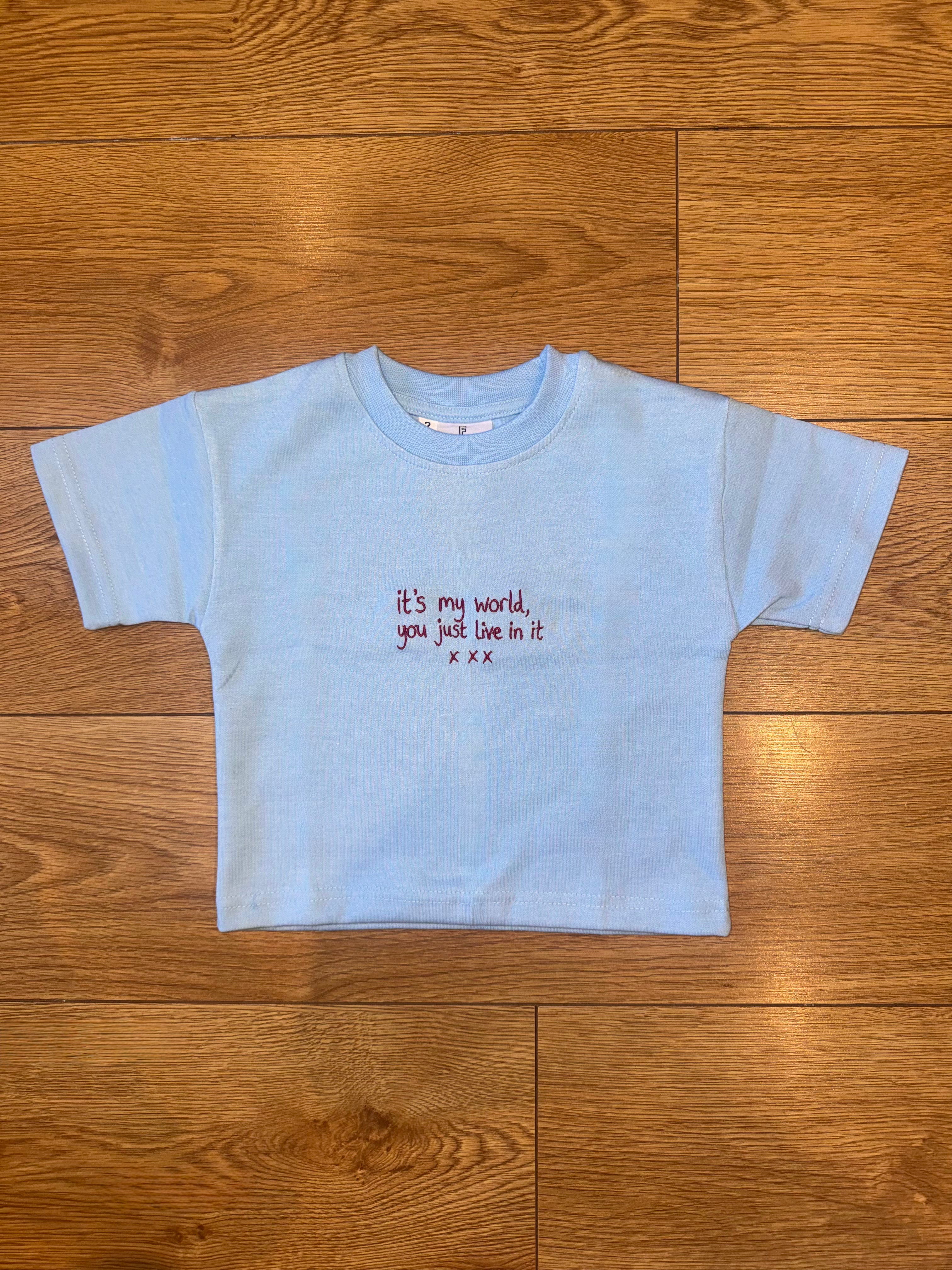 'It's My World' Tee